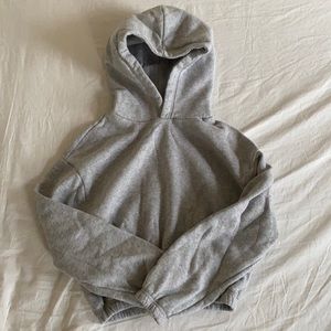 Zara Grey Cropped Sweater